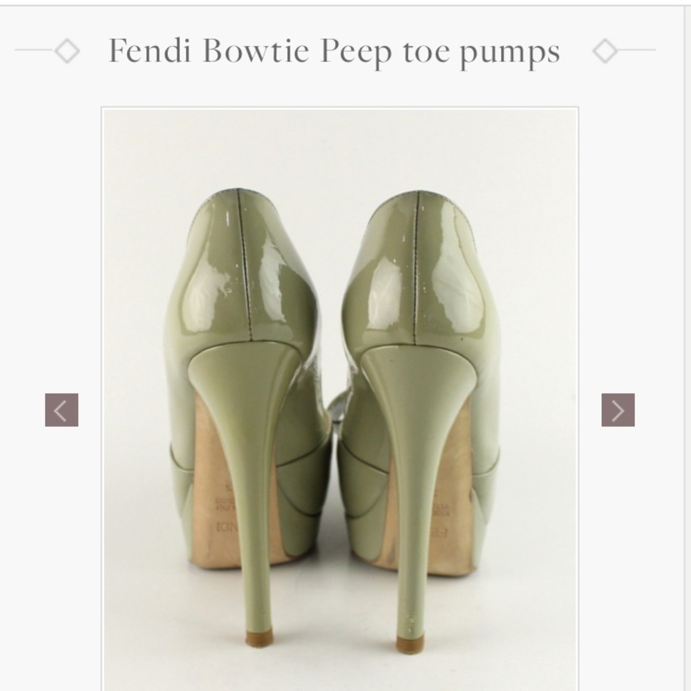 Fendi Peep toe pumps - Picture 3 of 3